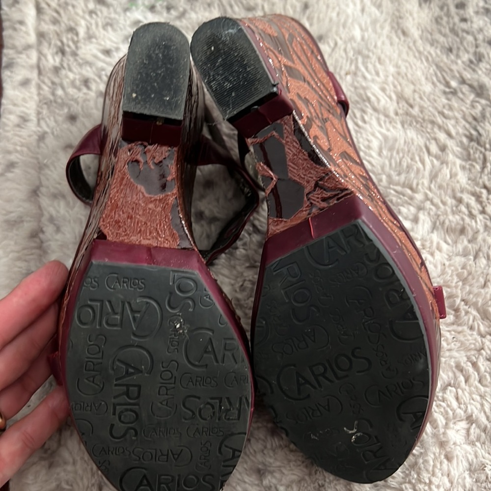 Carlos By Carlos Santana, Size 9, Color Burgundy, - image 7